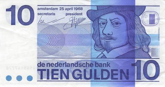 10 Gulden p91b 1968